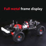 ENJOMOR 1/10  Metal RC Car Frame 4WD Off-road Climbing Car without Car Shell - stirlingkit