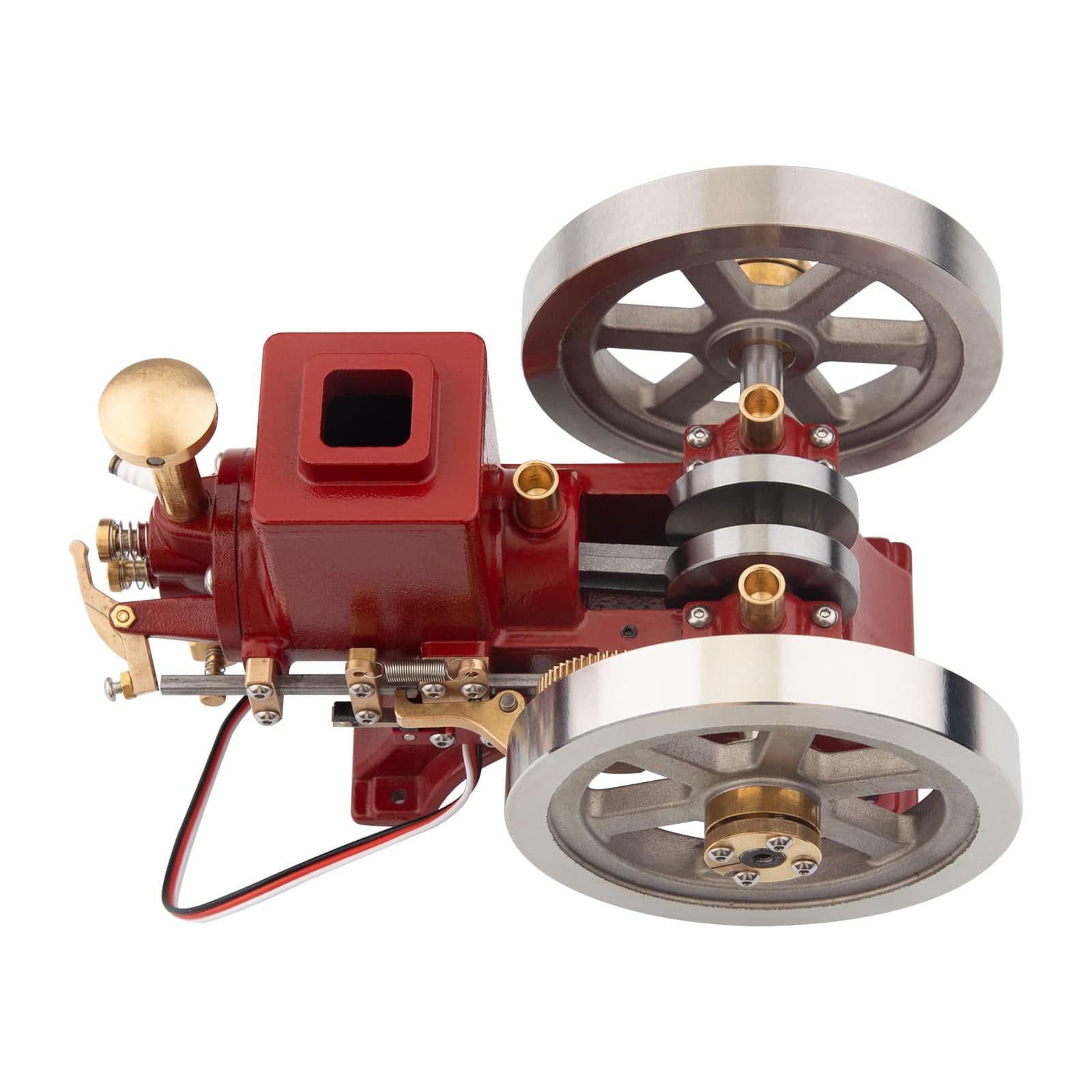 ENJOMOR 6cc Antique Red Hit and Miss Gas Engine Working Model - stirlingkit