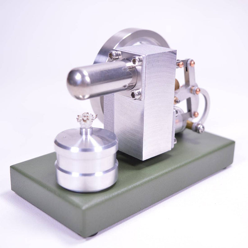 ENJOMOR α-type Single Cylinder Hot-air Stirling Engine External Combustion Engine Model Science Toy - stirlingkit