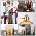 ENJOMOR Assembly Vertical Hero's Steam Engine Model with Boiler DIY KIT - stirlingkit