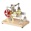 ENJOMOR Balance Two Cylinder Stirling Engine with LED Light Bulb - stirlingkit