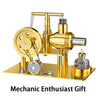 ENJOMOR DIY Hot Air Stirling Engine Model Building Kits Golden - stirlingkit