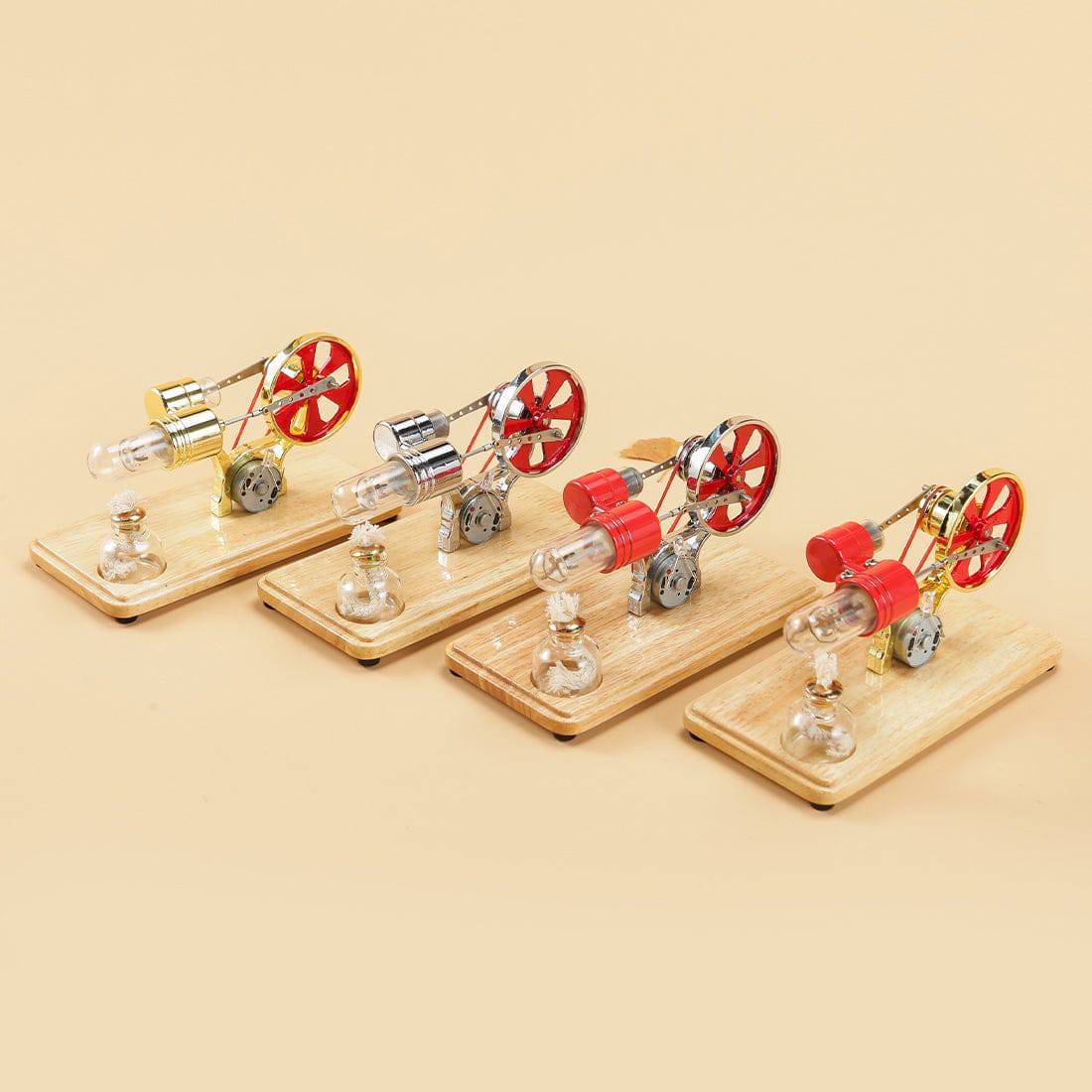 ENJOMOR Gamma Hot Air Stirling Engine Generator Movement is Everthing - stirlingkit