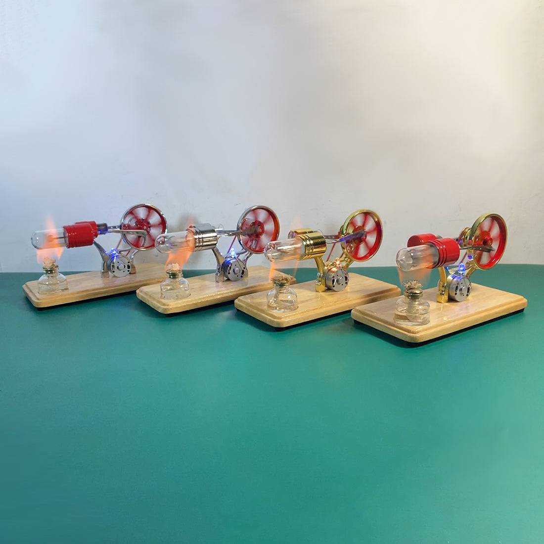 ENJOMOR Gamma Hot Air Stirling Engine Generator Movement is Everthing - stirlingkit