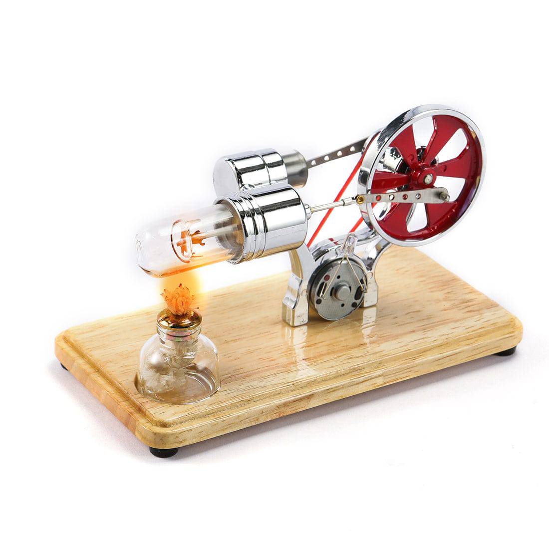 ENJOMOR Gamma Hot Air Stirling Engine Generator Movement is Everthing - stirlingkit