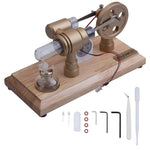 ENJOMOR Gamma LED Hot Air Stirling Engine Model - stirlingkit