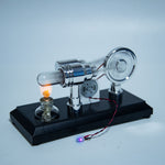 ENJOMOR Gamma Stirling Engine Single Cylinder Sterling Engine Generator - stirlingkit