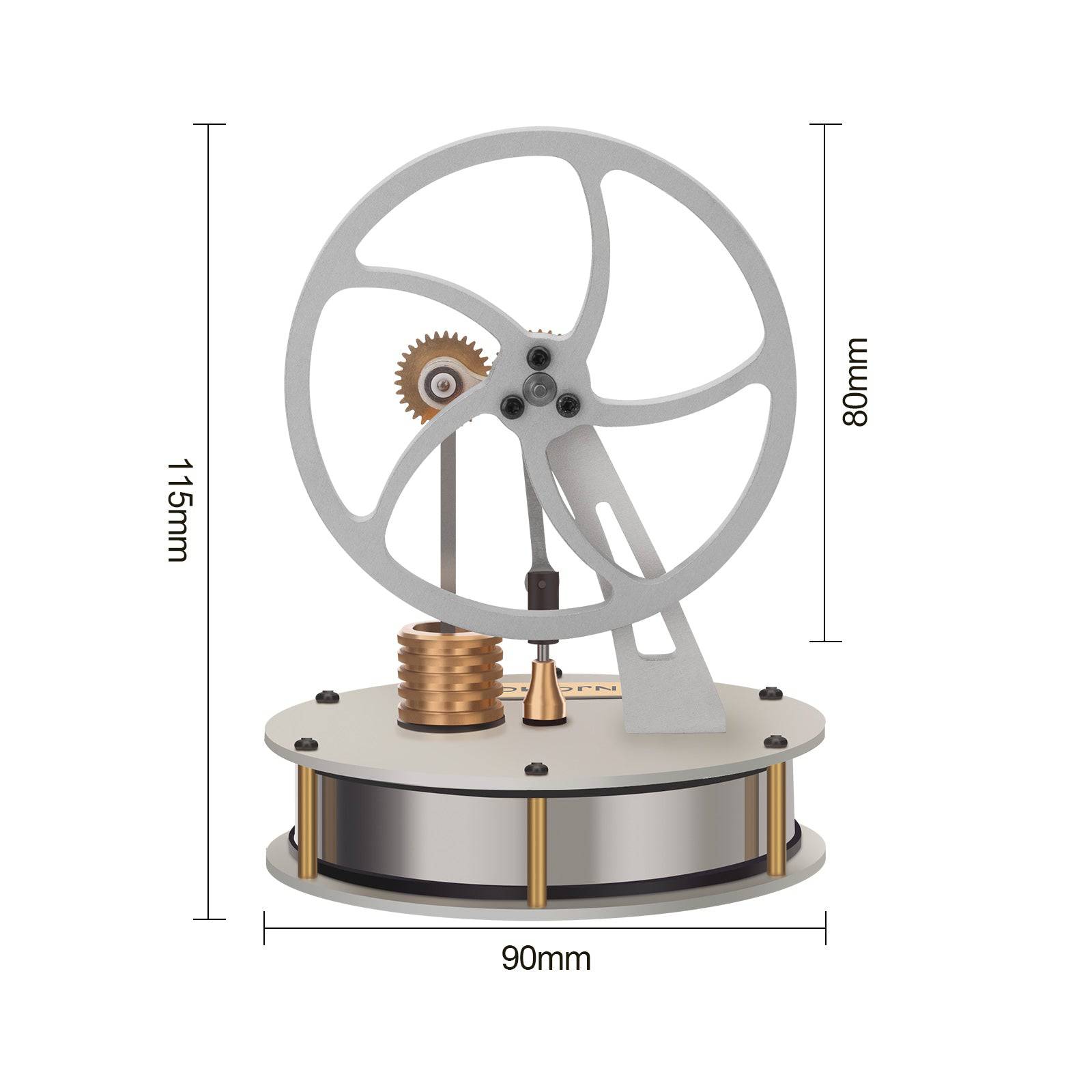 ENJOMOR Gamma Type Low Temperature Stirling Engine Coffee Engine - stirlingkit