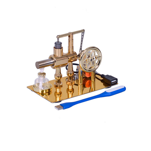 ENJOMOR Hot Air Balance Single-cylinder Stirling Engine Generator Model - stirlingkit