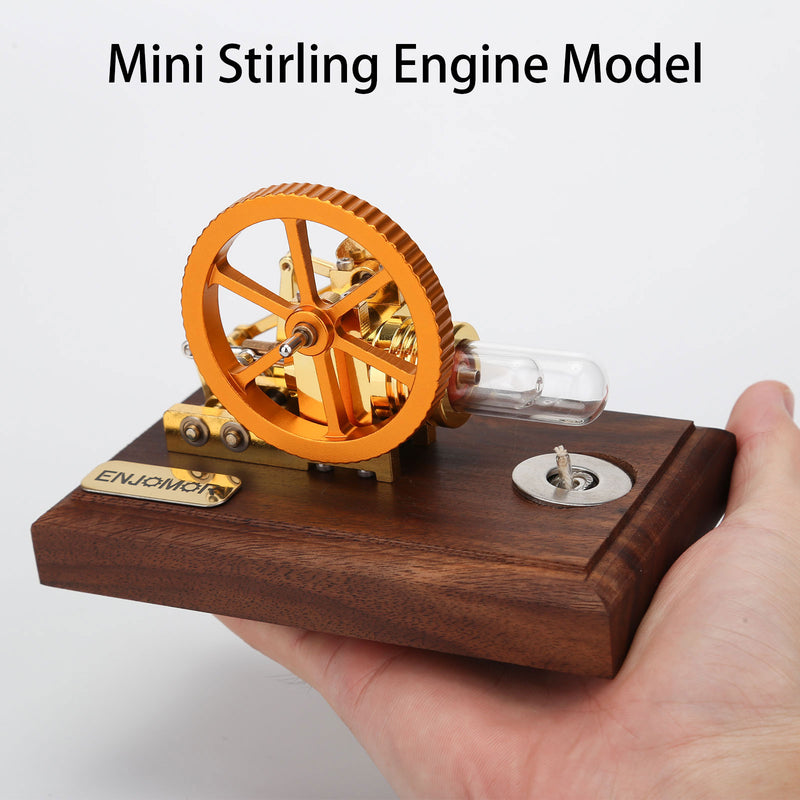 ENJOMOR Hot-air Gamma Type Stirling Engines - stirlingkit