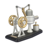 ENJOMOR Metal Balance Hot Air Stirling Engine STEAM Free Energy - stirlingkit