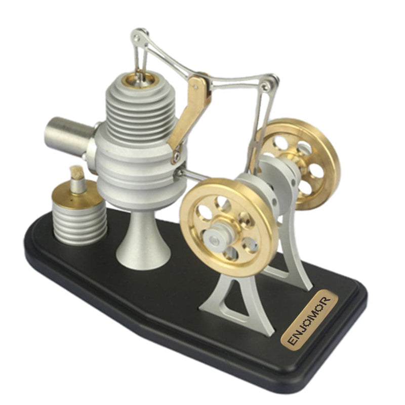 ENJOMOR Metal Balance Hot Air Stirling Engine STEAM Free Energy - stirlingkit