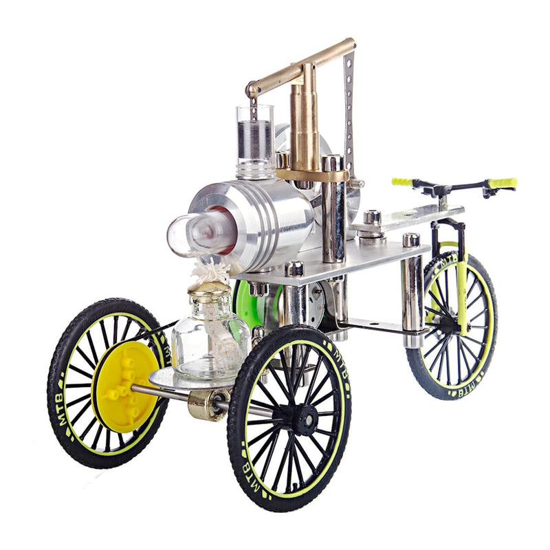 ENJOMOR Stirling Engine Powered Tricycle Model Running Trike Rider Toy - stirlingkit