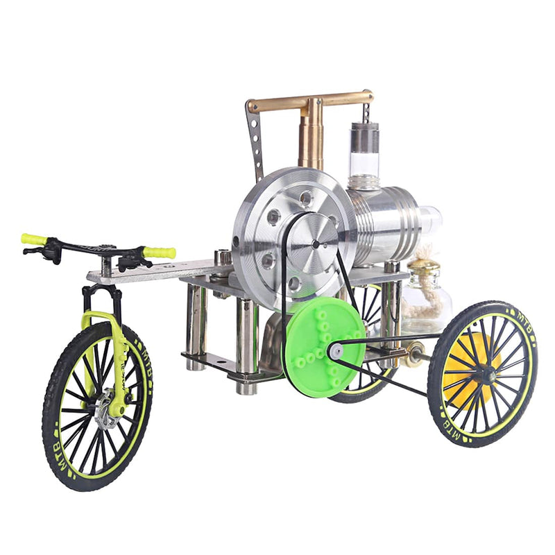 ENJOMOR Stirling Engine Powered Tricycle Model Running Trike Rider Toy - stirlingkit