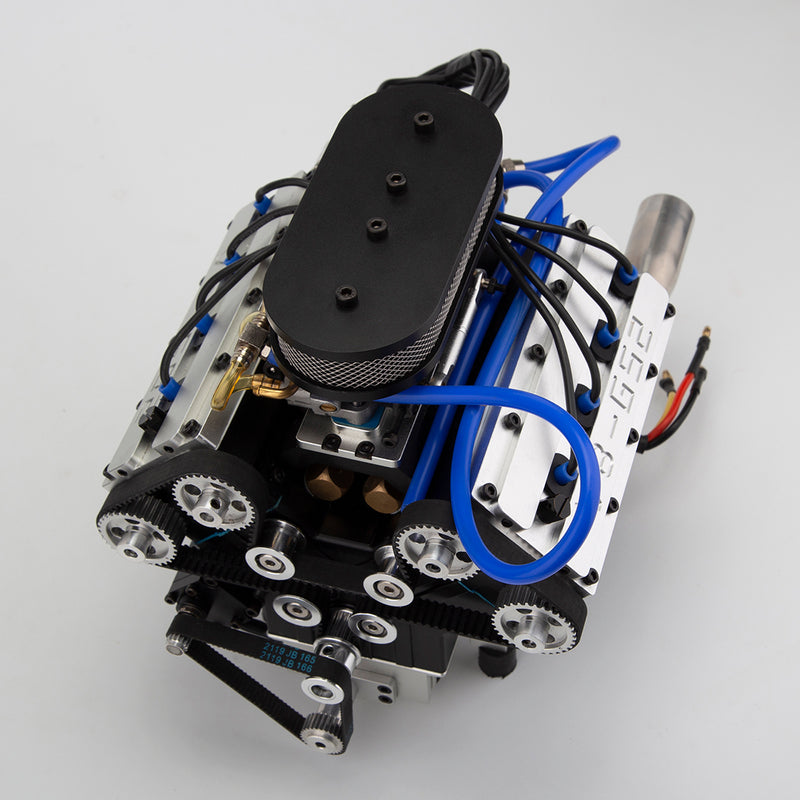 ENJOMOR V8 78CC GS-V8 Working Scale Model Engine Gas DOHC 4 Stroke ...