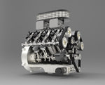 ENJOMOR V8 GS-V8 78CC DOHC Gasoline Water-cooled V8 Engine That Works with Starter Kit Full Set Pre-order - stirlingkit