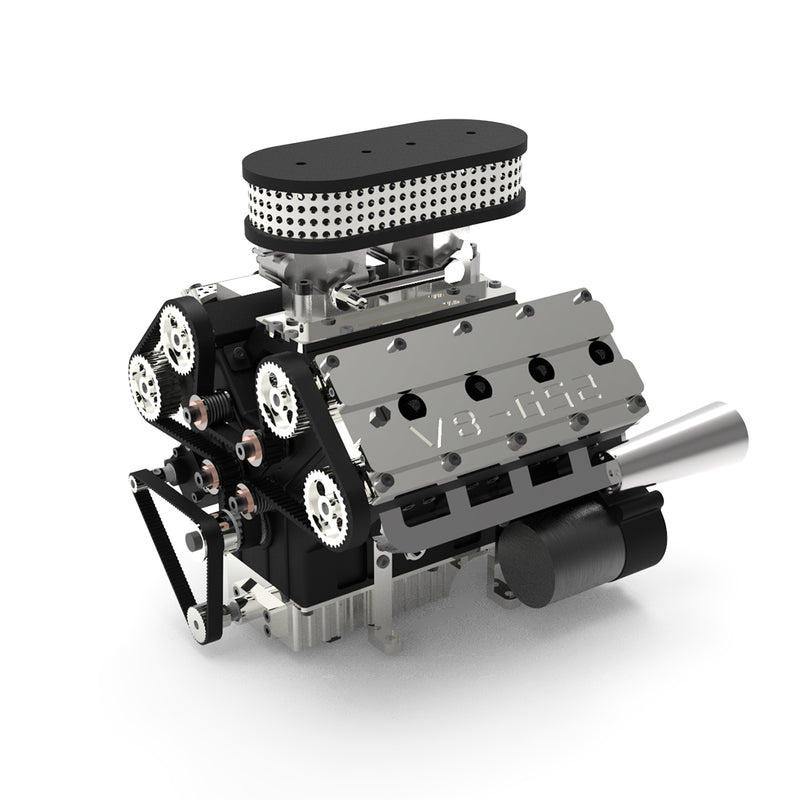 ENJOMOR V8 78CC GS-V8 Working Scale Model Engine Gas DOHC 4 Stroke Water-cooled Pre-Order - stirlingkit