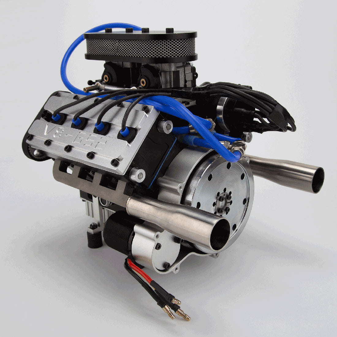 ENJOMOR V8 GS-V8 78CC DOHC Gasoline Water-cooled V8 Engine That Works ...