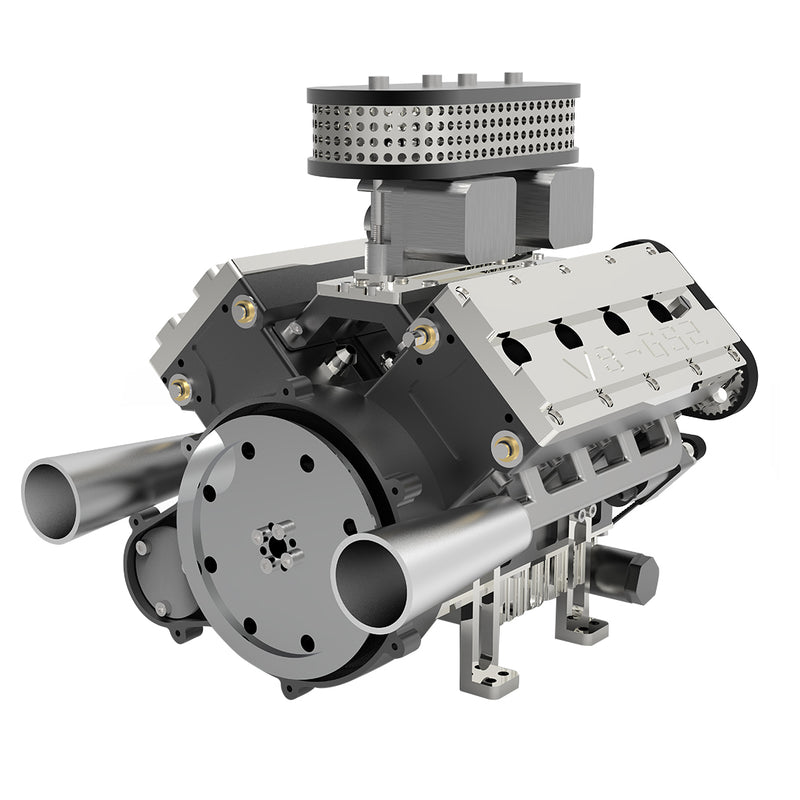 ENJOMOR V8 78CC GS-V8 Working Scale Model Engine Gas DOHC 4 Stroke Water-cooled Pre-Order - stirlingkit