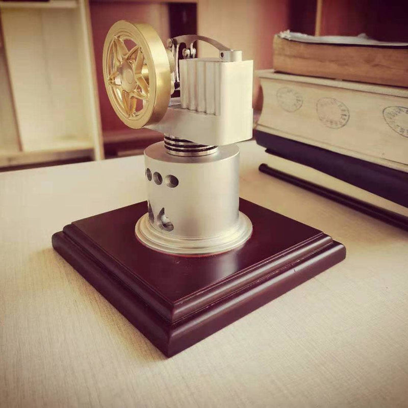 ENJOMOR Vertical High Temperature Powered Stirling Engine Model Science Toys - stirlingkit
