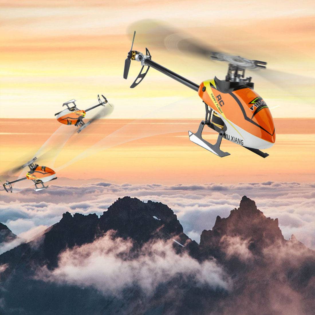 F180 2.4Ghz Flybarless RC Stunt Helicopter 6CH 3D/6G RTF - stirlingkit
