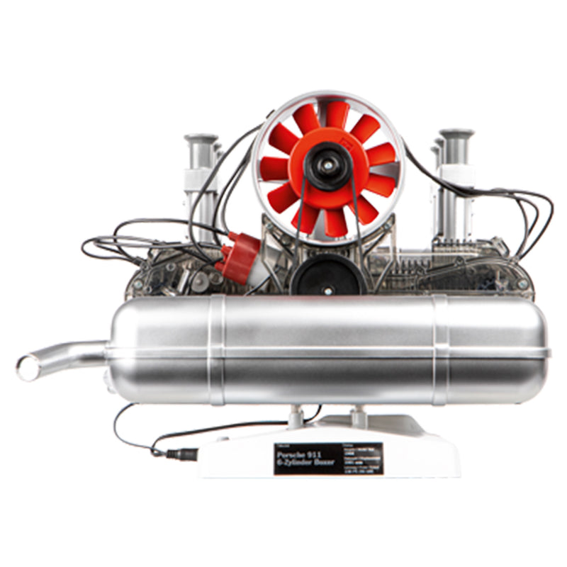 Flat-Six Boxer Car Engine Model Kit That Runs Plastic 1/4 - stirlingkit