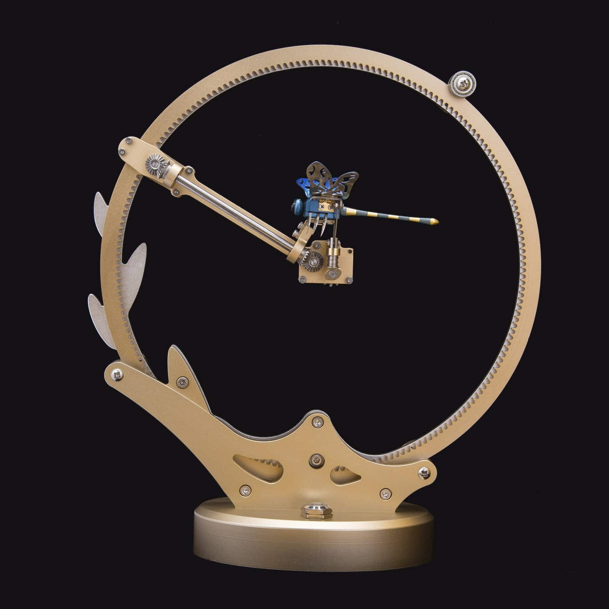 Teching Flying Dragonfly Kinetic Sculpture 3D Metal Model DIY Kits - stirlingkit