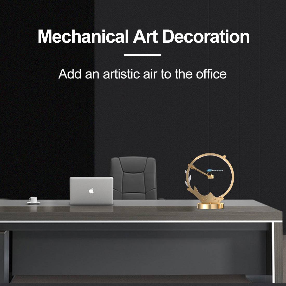 Teching Flying Dragonfly Kinetic Sculpture 3D Metal Model DIY Kits - stirlingkit