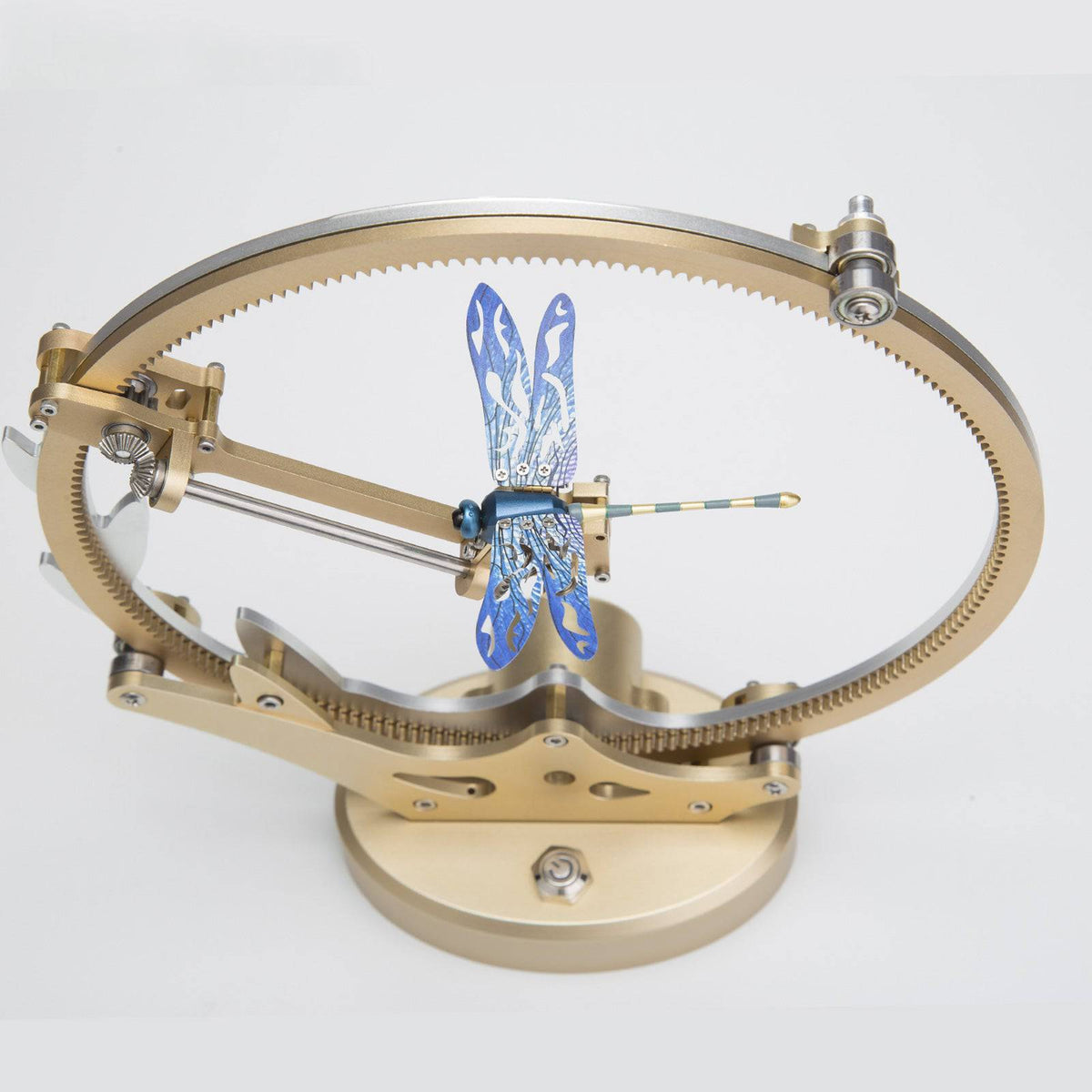 Teching Flying Dragonfly Kinetic Sculpture 3D Metal Model DIY Kits - stirlingkit