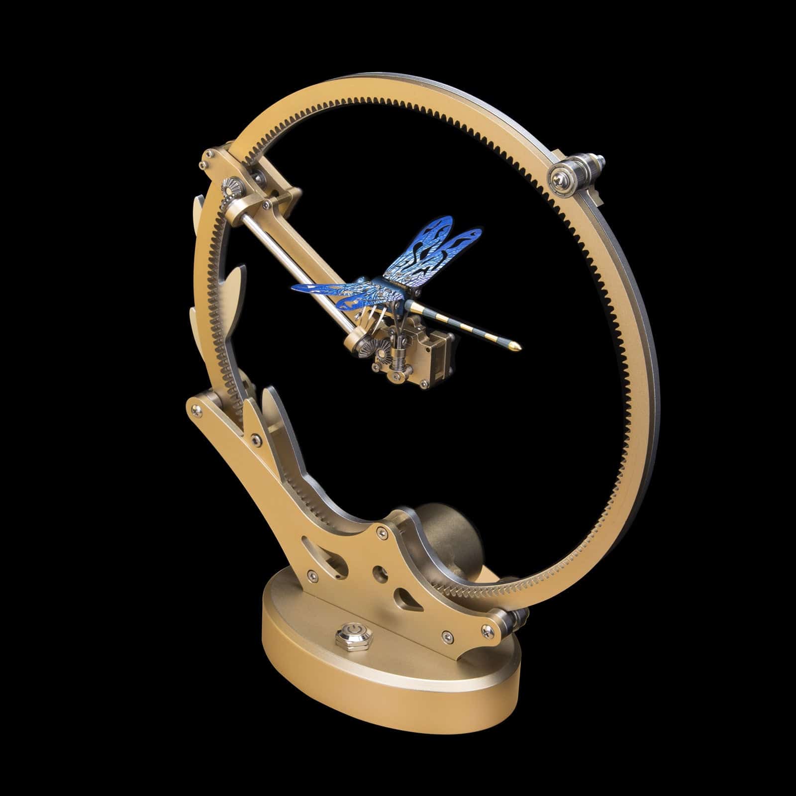 Teching Flying Dragonfly Kinetic Sculpture 3D Metal Model DIY Kits - stirlingkit