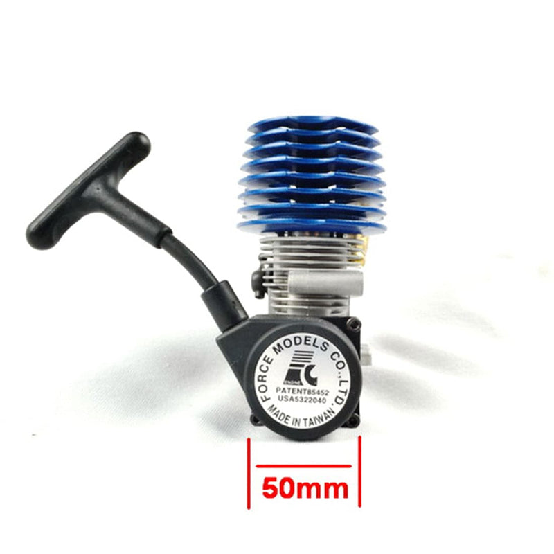 Force FC 2.95cc .18 Engine Pull Starter Engine for 1/10 Methanol Fuel RC Car - stirlingkit