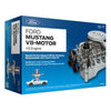 DIY V8 Engine Model Assembly Visual Motor Model Ford Mustang Mini Simulation Transparent - stirlingkit