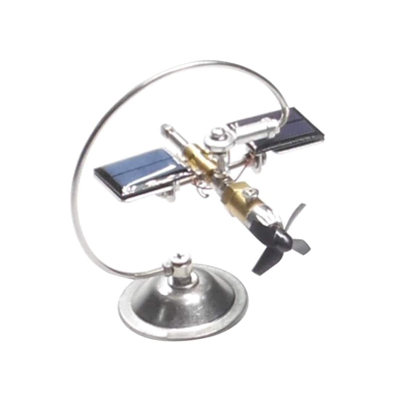 Free Energy Magnet Motor Self Runing Free Electricity Solar Powered Satellite Model - stirlingkit