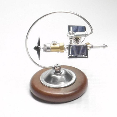 Free Energy Magnet Motor Self Runing Free Electricity Solar Powered Satellite Model - stirlingkit