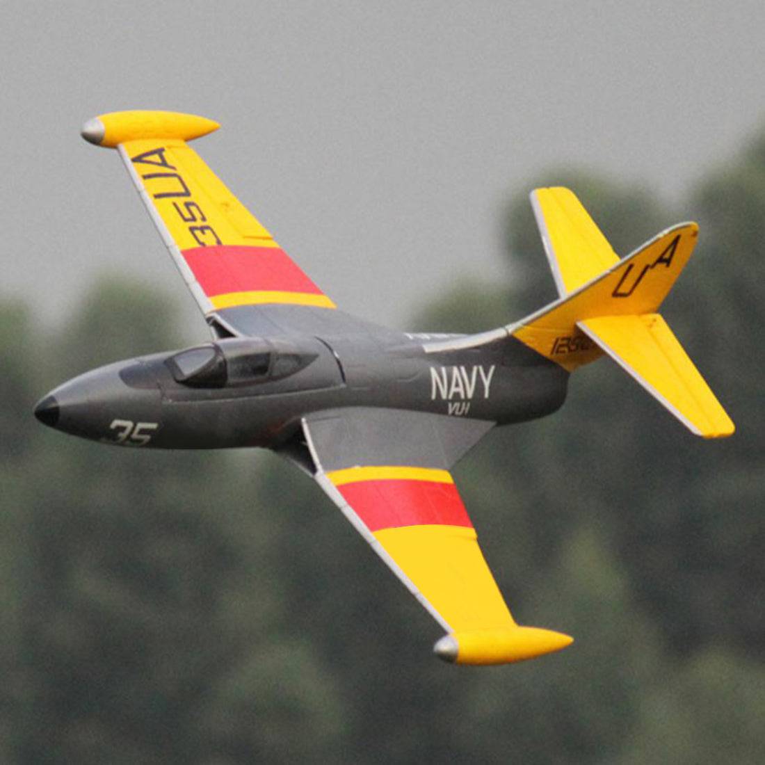 Freewing F9F RC Airplane 64mm EDF Jet Flight EPO 3CH Hand Throwing- PNP - stirlingkit