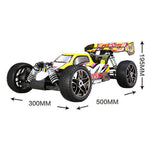 FS 31220 1/8 21CXP Nitro 4WD Buggy Nitro Powered RC Car 70km/h High Speed Off-Road Vehicle - stirlingkit