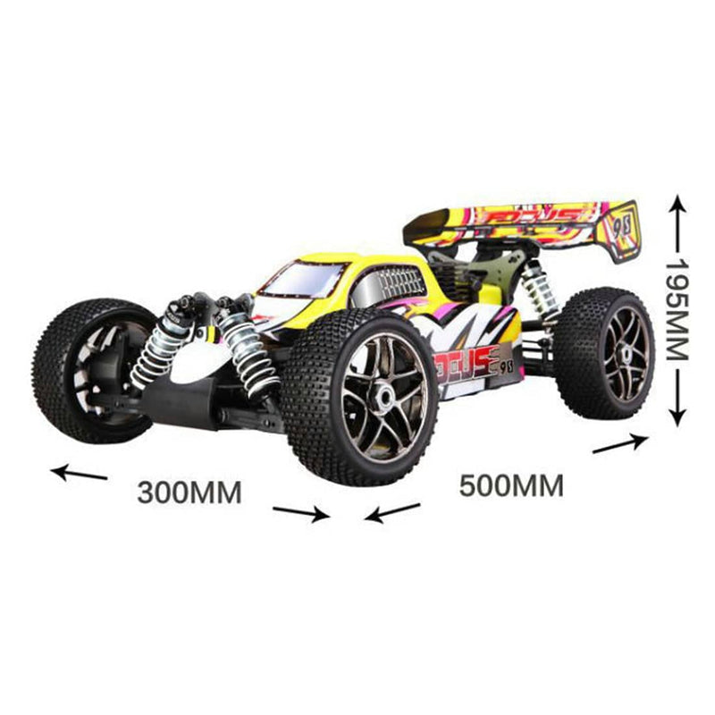 FS 31220 1/8 21CXP Nitro 4WD Buggy Nitro Powered RC Car 70km/h High Speed Off-Road Vehicle - stirlingkit