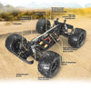 FS Racing TANK 1/8 4WD RTR 2.4G RC Racing Off-road Monster Truck Model - stirlingkit