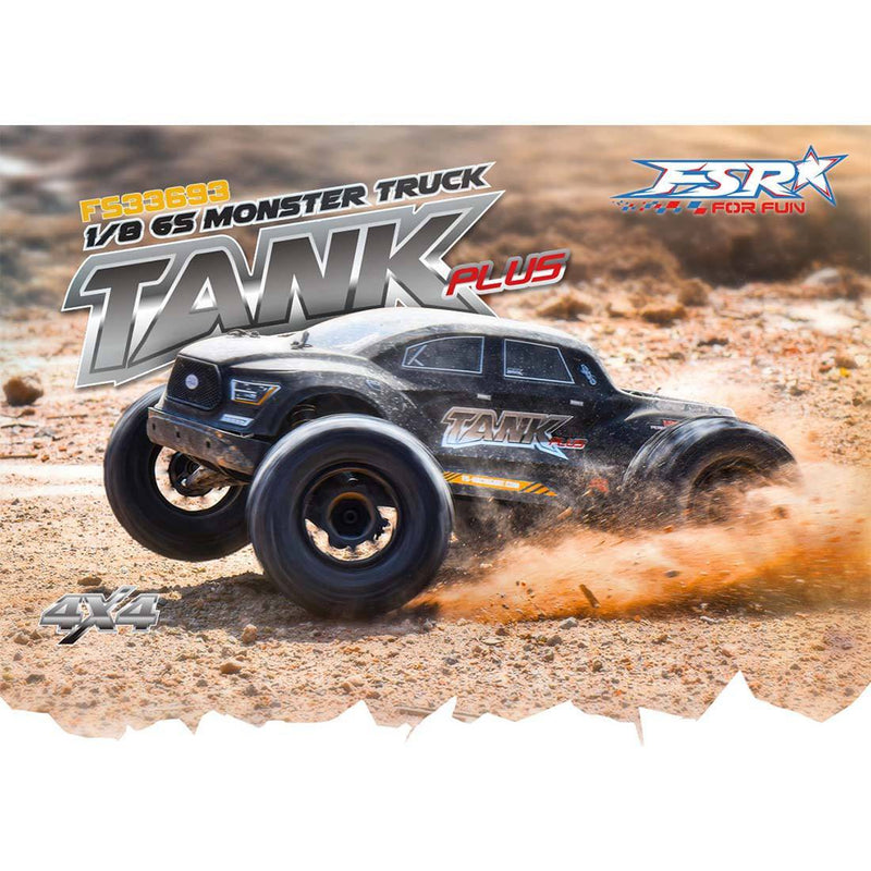 FS Racing TANK 1/8 4WD RTR 2.4G RC Racing Off-road Monster Truck Model - stirlingkit