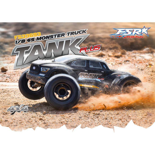 FS Racing TANK 1/8 4WD RTR 2.4G RC Racing Off-road Monster Truck Model - stirlingkit