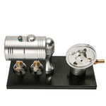 Full Metal Retro Style Engine Steam Engine Model with Boiler Alcohol & Lamp Kit K-005 - stirlingkit
