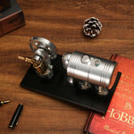 Full Metal Retro Style Engine Steam Engine Model with Boiler Alcohol & Lamp Kit K-005 - stirlingkit