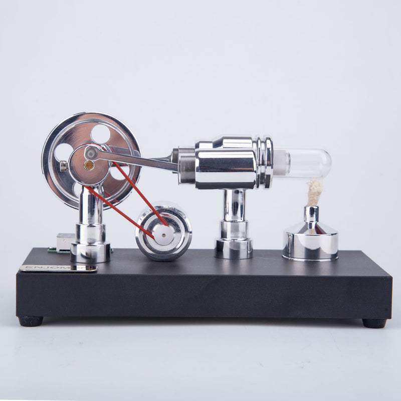 Enjomor Gamma Type Hot Air Stirling Engines With Light And Voltmeter enjomor-gamma-type-hot-air-stirling-engines-with-light-and-voltmeter