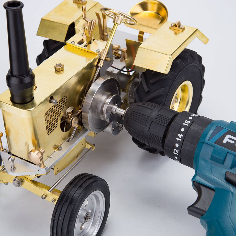 Gas-Powered Agricultural Farm Tractor Model with 1.6CC Mini Horizontal ...