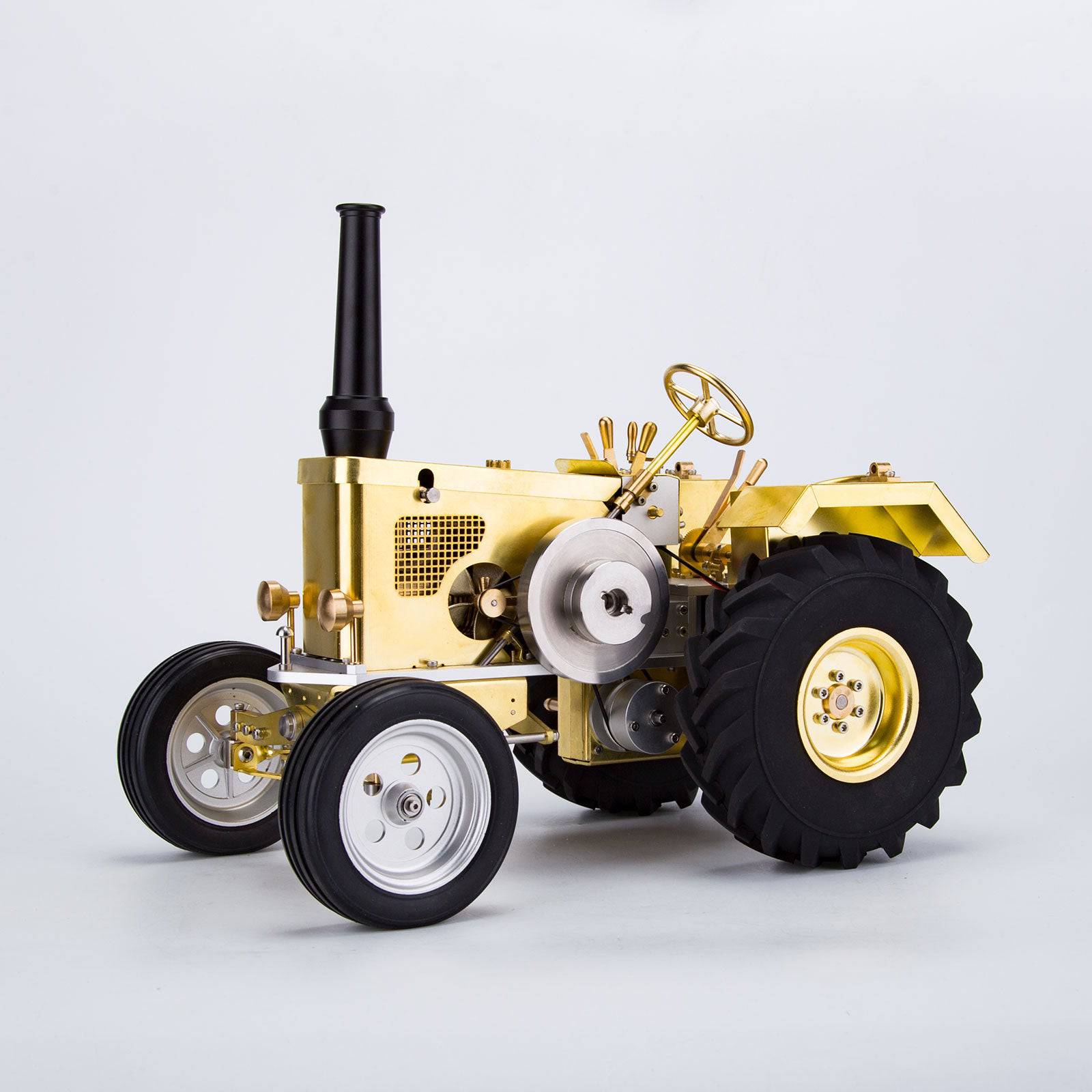 Gas-Powered Agricultural Farm Tractor Model with 1.6CC Mini Horizontal ...