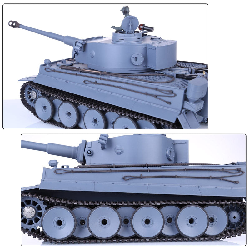 German Tiger I 1/16 2.4Ghz Metal RC Infrared Main Battle Tank Model with Light Smoke FPV - stirlingkit