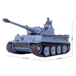 German Tiger I 1/16 2.4Ghz Metal RC Infrared Main Battle Tank Model with Light Smoke FPV - stirlingkit