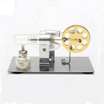 Glass Cooling Cylinder Piston for Single Cylinder Stirling Engine - stirlingkit