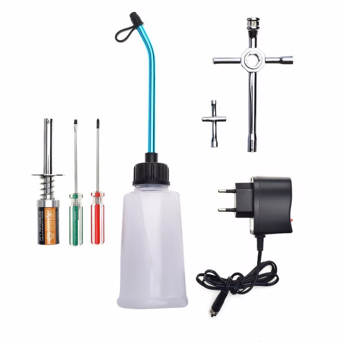 Glow Plug Igniter Ignition Starter Tools Kit for HSP 80141 80142A / 1:10 Methanol Engine / 1: 10 Gasoline Engine - stirlingkit