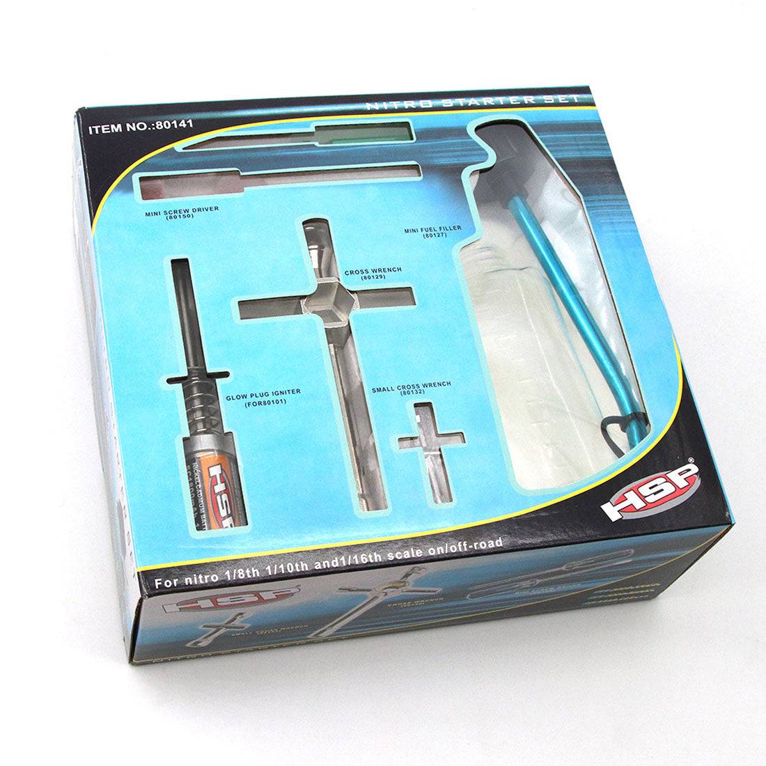Glow Plug Igniter Ignition Starter Tools Kit for HSP 80141 80142A / 1:10 Methanol Engine / 1: 10 Gasoline Engine - stirlingkit